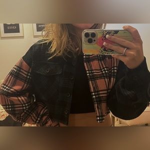 Cropped flannel